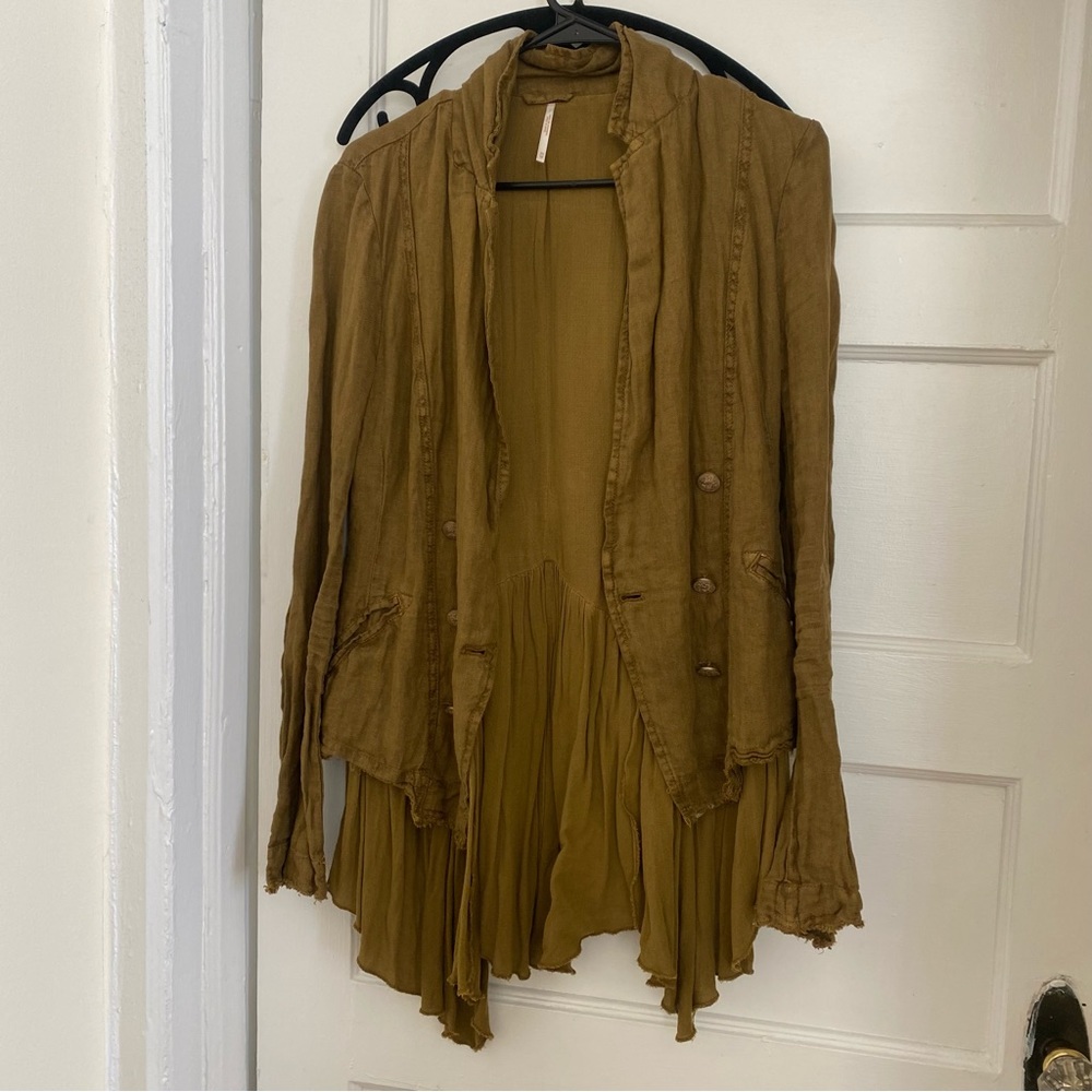 Free People Slouchy Military Jacket